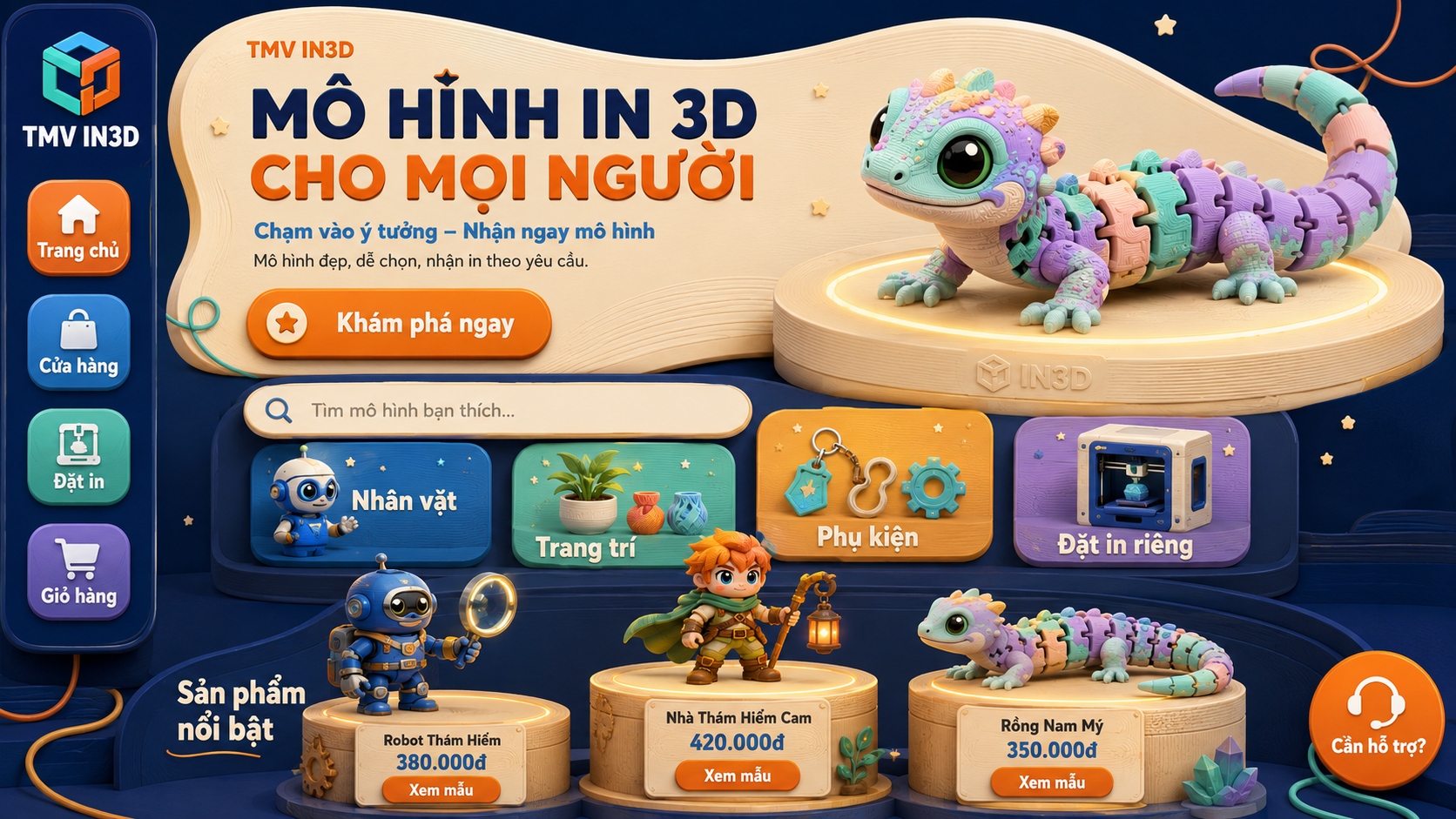 Nhựa Chảy 3D - Mô hình in 3D cho mọi người